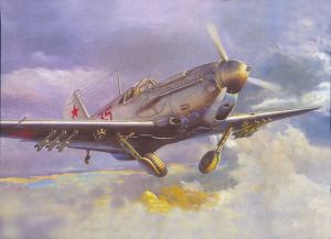 LaGG-3 despegue cohetes RS