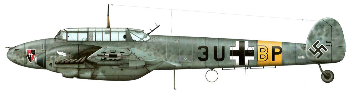 Bf-110E-6.:ZG 26. Rusia 1941